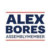 assemblymember alex bores logo image