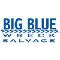 big blue wreck salvage logo image