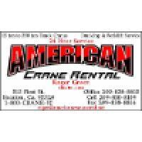 american crane rental, inc logo image