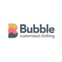 bubble customised clothing logo image