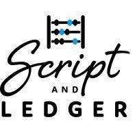 script and ledger logo image