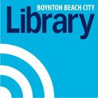 boynton beach city library logo image