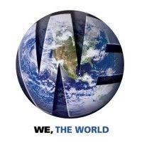 we, the world logo image