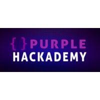 purple hackademy logo image