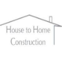 house to home construction logo image