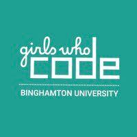 girls who code at binghamton university logo image