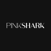 pink shark marketing logo image