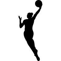 wnba (women's national basketball association) logo image