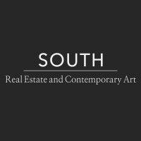 south real estate and contemporary art logo image