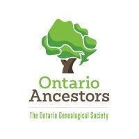 ontario ancestors, the ontario genealogical society logo image