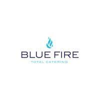 blue fire catering logo image