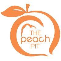 the peach pit gymnastics logo image