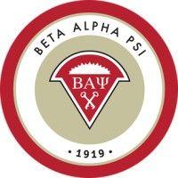 beta alpha psi - phi chapter logo image