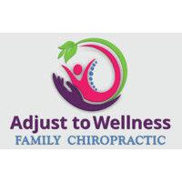 adjust to wellness family chiropractic logo image