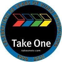 take one business communications logo image