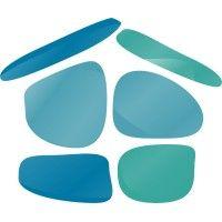 sea glass construction and roofing logo image