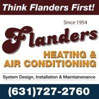 flanders heating & air conditioning logo image