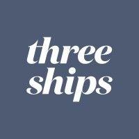 three ships beauty logo image