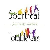 sportreat and totalife care logo image