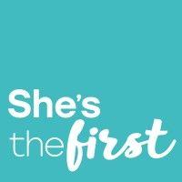 she's the first logo image