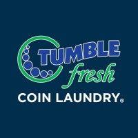 tumble fresh coin laundry logo image