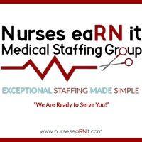 nurses earn it medical staffing group logo image