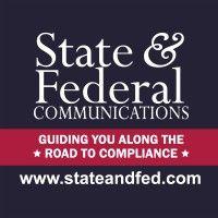 state and federal communications logo image