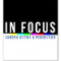 in focus camera acting and production logo image