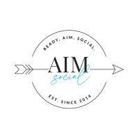 aim social media marketing logo image