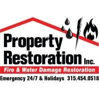 property restoration, inc.  emergency services logo image