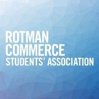 rotman commerce students'​ association logo image