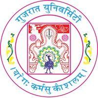 gujarat university logo image