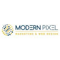 modern pixel marketing and web design logo image