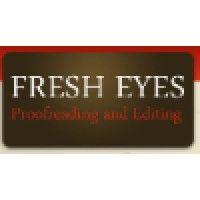 fresh eyes proofreading and editing logo image