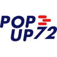 pop up 72 logo image