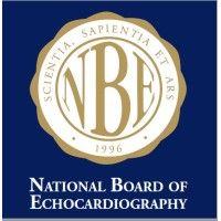 national board of echocardiography logo image