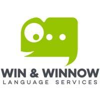 win & winnow language services logo image