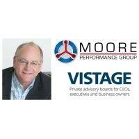 moore performance group principal/vistage international executive peer group leader logo image