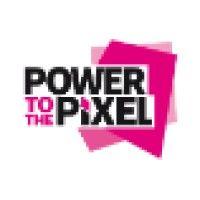 power to the pixel logo image