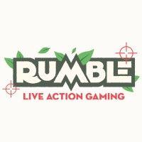 rumble live action gaming logo image