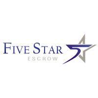 five star escrow logo image