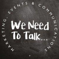 we need to talk marketing logo image