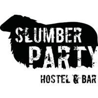 slumber party hostels logo image