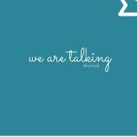 we are talking logo image