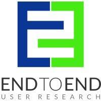 end to end user research logo image