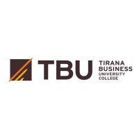 tirana business university college logo image