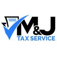 m & j tax service logo image