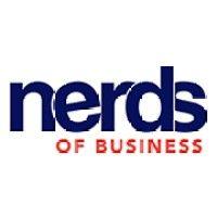 nerds of business logo image