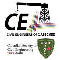 civil engineers of lassonde - canadian society of civil engineers yorku chapter logo image