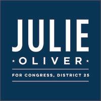 julie oliver for congress logo image